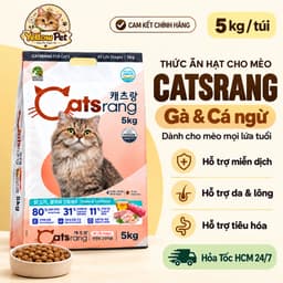 Hạt Mèo Catsrang 5kg Gà Và Cá Ngừ Cho Mèo Mọi Lứa Tuổi | Yellow Pet 1