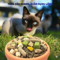 Hạt Cho Mèo KUNKAT K79 5kg Vị Gà Và Cá Hồi Kết Hợp Topping | Yellow Pet 2