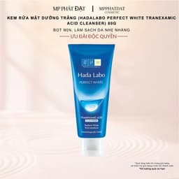 Kem rửa mặt Hada Labo Perfect White Tranexamic Acid Cleanser 80g dưỡng trắng 1