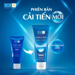 Kem rửa mặt Hada Labo Perfect White Tranexamic Acid Cleanser 80g dưỡng trắng 5