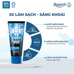 Kem Rửa Mặt Mát Lạnh Ngăn Ngừa Mụn Perfect Wash Oxy 100Gr 3