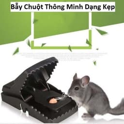 Gói 10 Viên Đuổi Chuột Thảo Mộc Dạng Nén và Bẫy Chuột Thông Minh Dạng Kẹp. LMS 8