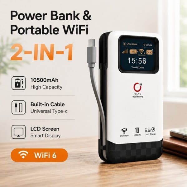 phát wifi Dùng Sim 4G/5G 2in1 Có Pin Dự Phòng Olax M200 và Olax M100 pin 1000mAh/ MT80. NL