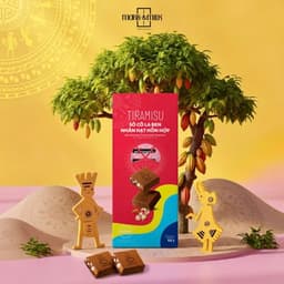 Set Quà Tặng Socola - Combo Tiramisu Nhân Hạt, Nhân Xoài 3 Hộp x 100g | Socola Cao Cấp Mekong Zone 3