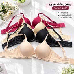 (Hàng xịn)Áo ngực su cao cấp, áo lót su không gọng nâng 4phân chất đẹp bền lắm  2