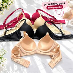 (Hàng xịn)Áo ngực su cao cấp, áo lót su không gọng nâng 4phân chất đẹp bền lắm  3