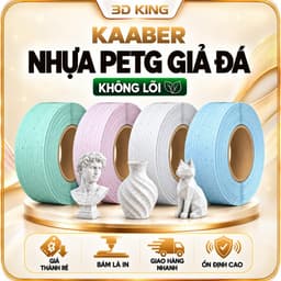 NHỰA IN 3D PETG GIẢ ĐÁ MARBLE KHÔNG LÕI KAABER 1KG 1