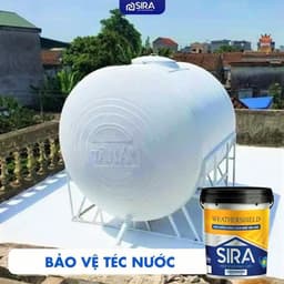 [Chống thấm mái tôn] Sơn chống nóng cách nhiệt SIRA S400 3