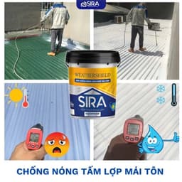 [Chống thấm mái tôn] Sơn chống nóng cách nhiệt SIRA S400 6