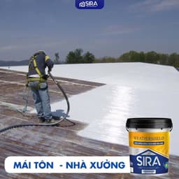 [Chống thấm mái tôn] Sơn chống nóng cách nhiệt SIRA S400 5