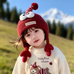 🎄❤️ MŨ LEN CHÂN VỊT CHO BÉ – XINH XỈU HẾT NẤC ❤️🎄 ATi28 1