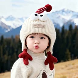 🎄❤️ MŨ LEN CHÂN VỊT CHO BÉ – XINH XỈU HẾT NẤC ❤️🎄 ATi28 4