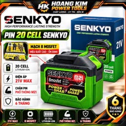 Pin Lớn 20 Cell SENKYO, Mạch 8 Mosfet, Có Đèn Báo Pin, Sử Dụng Máy Khoan, Bulong, Máy Mài, Chuyên Vít,... 1