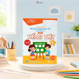 Sách -Combo Bộ Đề Cương Toán ,Tiếng Việt Ôn Tập Cuối Kỳ 1 Lop 1 Kết Nối Tri Thức Có QR Đáp Án 3