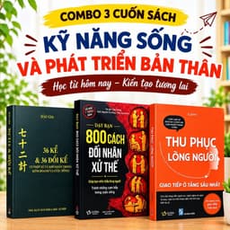 Combo 3 cuốn sách Dạy Bạn 800 Cách Đối Nhân Xử Thế + 36 Kế & 36 Đối Kế + Thu Phục Lòng Người (lẻ, bộ tuỳ chọn) 1