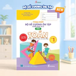 Sách - Combo Bộ Đề Cương Toán ,Tiếng Việt Ôn Tập Cuối Kỳ 2 Lớp 1 Kết Nối Tri Thức Có QR Đáp Án 2