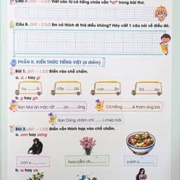 Sách - Combo Bộ Đề Cương Toán ,Tiếng Việt Ôn Tập Cuối Kỳ 2 Lớp 1 Kết Nối Tri Thức Có QR Đáp Án 7