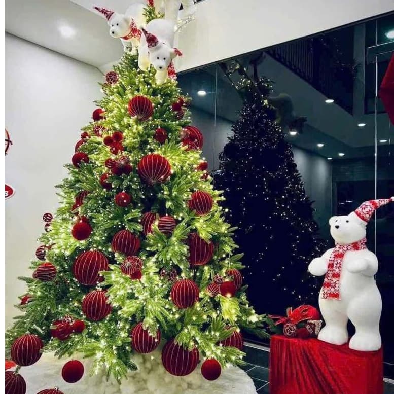 Đồ trang trí noel ĐÈN LED hạt gạo 50 mét và 100m lung linh