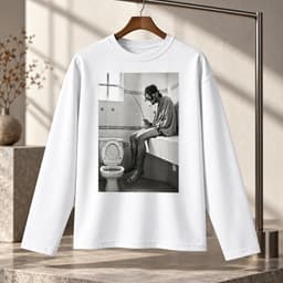 Áo thun dài tay Nam Nữ "PRIVATE MOMENT – Khoảnh khắc riêng tư" Áo Long Sleeve Oversize form rộng thoải mái 5