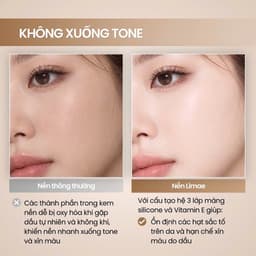 Kem nền kiềm dầu LIMAE Liquid Foundation chất nền mịn, dễ tán, lâu trôi, tiệp da 30ml-MP2K 6