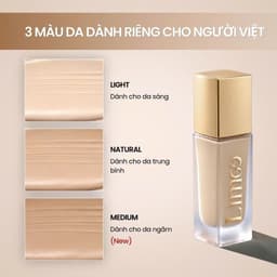 Kem nền kiềm dầu LIMAE Liquid Foundation chất nền mịn, dễ tán, lâu trôi, tiệp da 30ml-MP2K 5