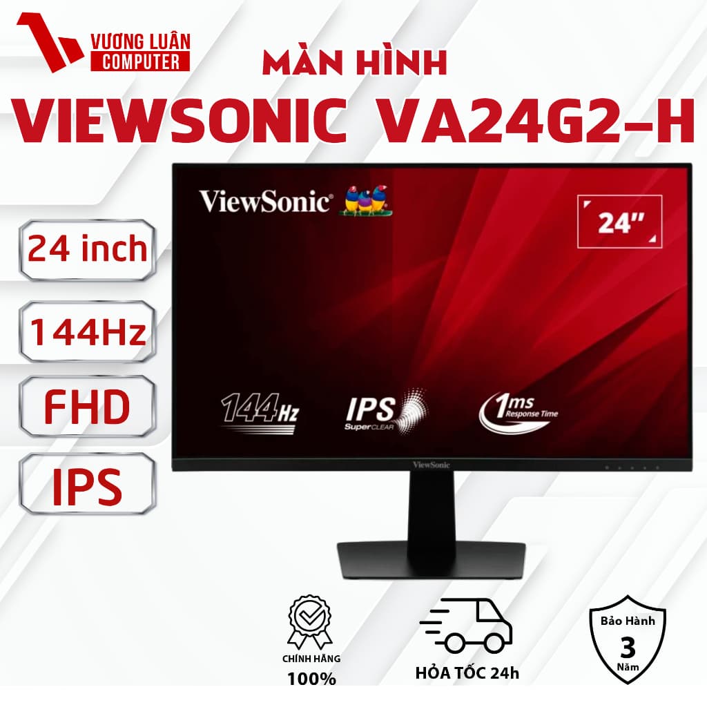 Màn Hình ViewSonic VA24G2-H (23.8 inch - IPS - FHD - 144Hz - 1ms) Chính Hãng