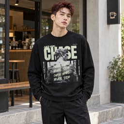 Áo thun dài tay Nam Nữ "Chase Gains Never Stop - Thần Lực Bất Diệt" Áo Long Sleeve Oversize form rộng thoải mái 2