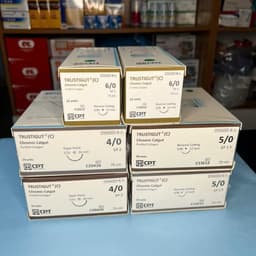 [ Bán theo hộp ] Chỉ Tự Tiêu CPT TRUSTIGUT C 4/0 5/0 6/0 (CHROMIC CATGUT) - CHÍNH HÃNG 5
