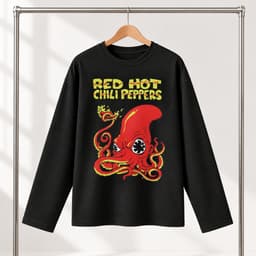 Áo thun dài tay Nam Nữ " Red Hot Chili Peppers" Áo Long Sleeve Oversize form rộng thoải mái 4