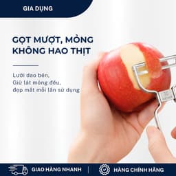 Nạo rau củ quả hai lưỡi cao cấp thép kháng gỉ thương hiệu 4
