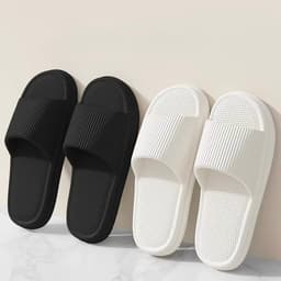 Dép xốp siêu nhẹ đi trong nhà, văn phòng, khách sạn họa tiết đơn giản, êm chân, chống thấm nước 5