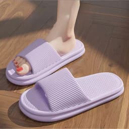 Dép xốp siêu nhẹ đi trong nhà, văn phòng, khách sạn họa tiết đơn giản, êm chân, chống thấm nước 9