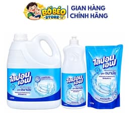 Nước rửa bát chén Thái Lan không mùi không hại da tay dạng túi 550ml, chai 750ml, can 3200ml 2