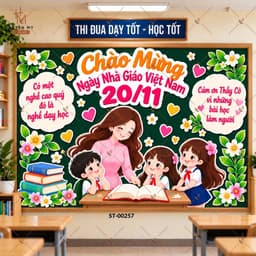 Set Sticker Dán Tường, Dán Bảng Trang Trí  20/11 - Decor Cửa Hàng, Lớp Học, Quán cafe, Spa, Nai, Mi - Huyền My Decor 6