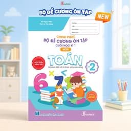 Sách - Combo Bộ Đề Cương Toán,Tiếng Việt Ôn Tập Cuối Kì 1 Lớp 2 Kết Nối Tri Thức Có QR Đáp Án 2