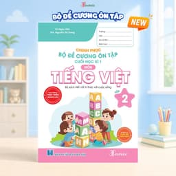 Sách - Combo Bộ Đề Cương Toán,Tiếng Việt Ôn Tập Cuối Kì 1 Lớp 2 Kết Nối Tri Thức Có QR Đáp Án 3
