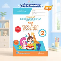 Sách - Combo Bộ Đề Cương Ôn Tập Toán,Tiếng Việt Cuối Học Kì 2 Lớp 2 Kết Nối Tri Thức Có QR Đáp Án 2