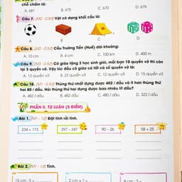 Sách - Combo Bộ Đề Cương Ôn Tập Toán,Tiếng Việt Cuối Học Kì 2 Lớp 2 Kết Nối Tri Thức Có QR Đáp Án 4