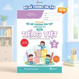Sách - Combo Bộ Đề Cương Ôn Tập Toán,Tiếng Việt Cuối Học Kì 2 Lớp 2 Kết Nối Tri Thức Có QR Đáp Án 5