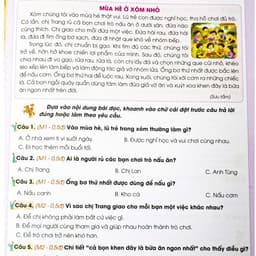 Sách - Combo Bộ Đề Cương Ôn Tập Toán,Tiếng Việt Cuối Học Kì 2 Lớp 2 Kết Nối Tri Thức Có QR Đáp Án 6