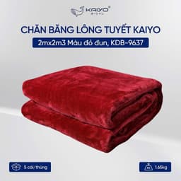 Chăn băng lông tuyết Kaiyo 2m x 2m3, Mềm mướt, siêu ấm 2