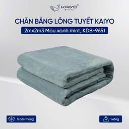 Chăn băng lông tuyết Kaiyo 2m x 2m3, Mềm mướt, siêu ấm 3