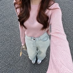 Quần Jeans Ống Suông AN TÂY Form Rộng Style Hàn Quốc Trendy Vải Jean Mềm Đẹp #8910 Màu Xanh Nhạt 4