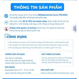 Brevicillin (Hộp 20 gói) Men vi sinh chứa 20 tỷ lợi khuẩn hỗ trợ cân bằng hệ vi sinh đường ruột> SU SI SHOP 36 3