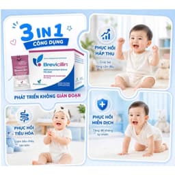 Brevicillin (Hộp 20 gói) Men vi sinh chứa 20 tỷ lợi khuẩn hỗ trợ cân bằng hệ vi sinh đường ruột> SU SI SHOP 36 4