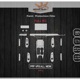 PPF bảo vệ nội thất VF8 All New, PPF TPU phục hồi vết xước 2