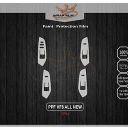 PPF bảo vệ nội thất VF8 All New, PPF TPU phục hồi vết xước 6