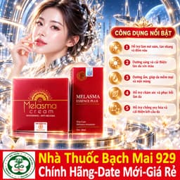 Combo Cao Nám Melasma Cream Và Nước Thần Serum Melasma Essence Plus Đan Thy -Hỗ Trợ Mờ Nám,Tàn Nhang,Thâm Sạm,trắng da 4