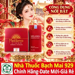 Combo Cao Nám Melasma Cream Và Nước Thần Serum Melasma Essence Plus Đan Thy -Hỗ Trợ Mờ Nám,Tàn Nhang,Thâm Sạm,trắng da 8
