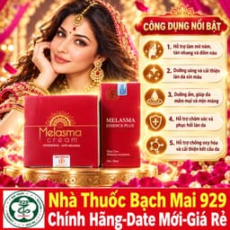 Combo Cao Nám Melasma Cream Và Nước Thần Serum Melasma Essence Plus Đan Thy -Hỗ Trợ Mờ Nám,Tàn Nhang,Thâm Sạm,trắng da 9